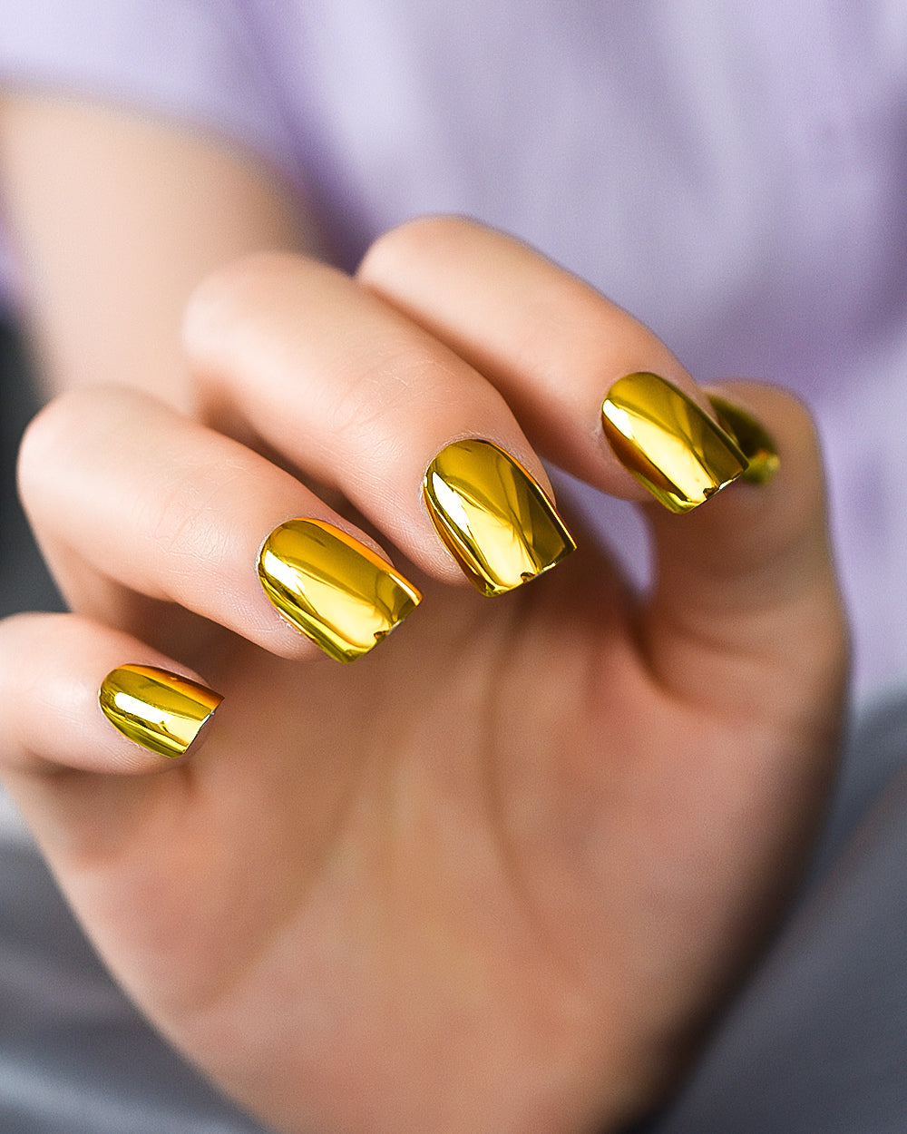 Gold mirror