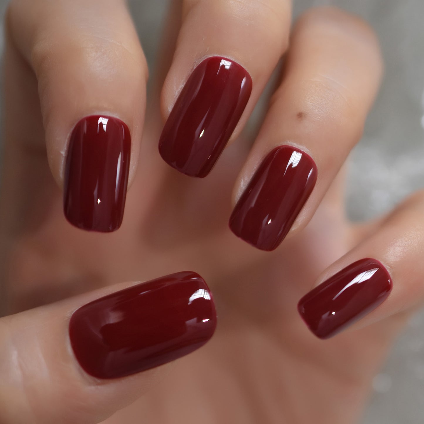 Red squoval