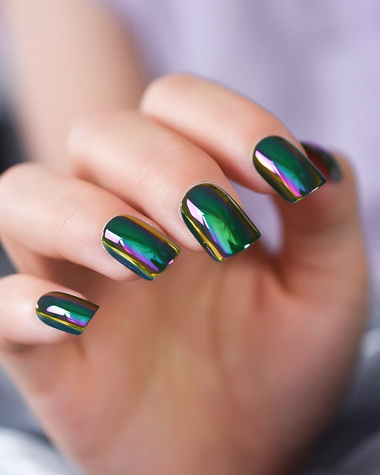 Wassertropfen Chrom Aufkleber