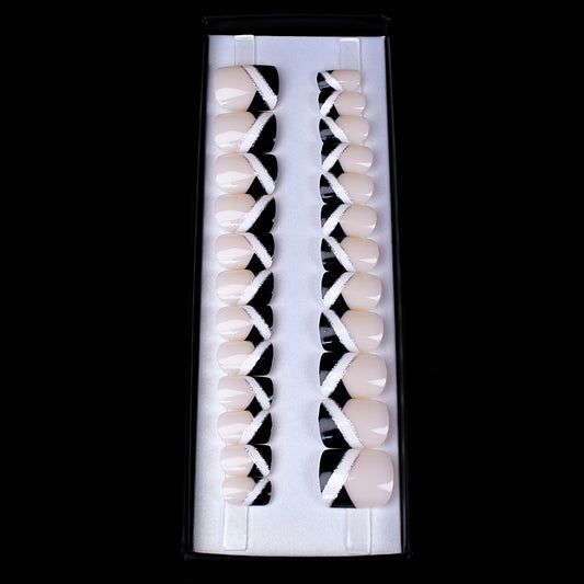 Punk Metallisch Quadratische Press-Ons