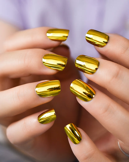 Gold mirror