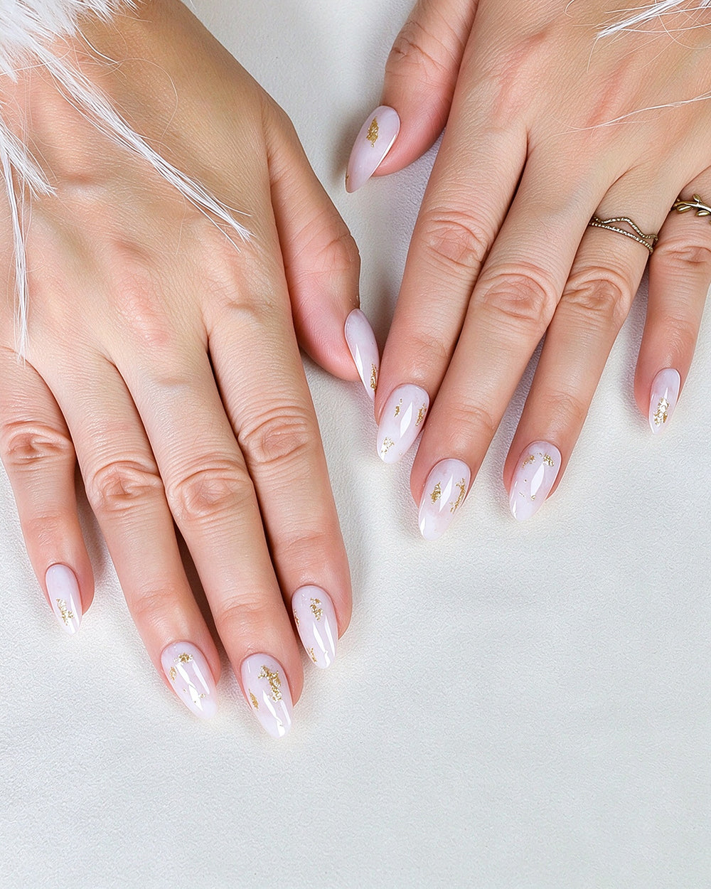 Gold Foil White