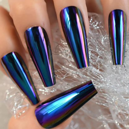 Medium Coffin Chrome Blue L5799