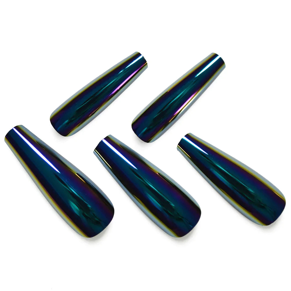 Medium Coffin Chrome Blue L5799