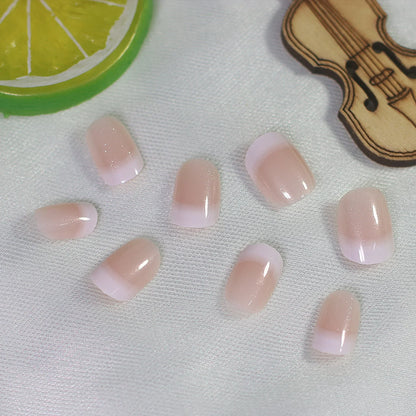 Short Round French Tips L5624