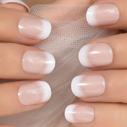 Short Round French Tips L5624