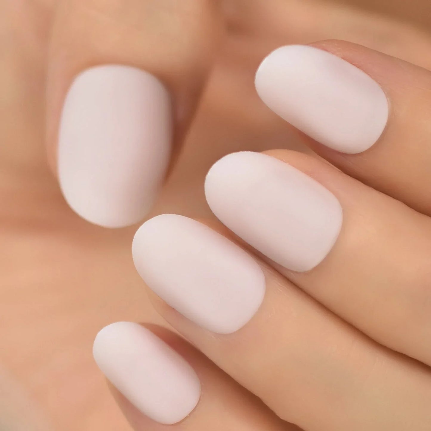 Short Almond Matte Pink L6431