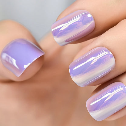 Medium Square Chrome Purple L6487