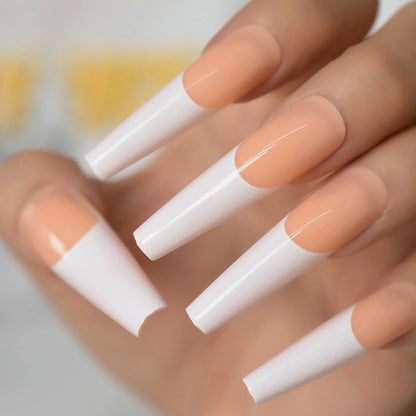 XXL Long Coffin French Tips L6175