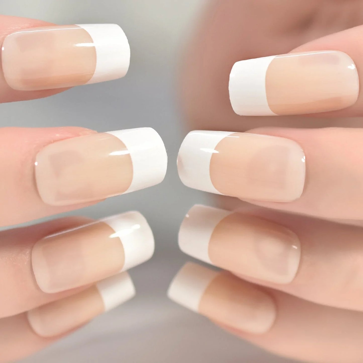 Medium Square French Tips L5636