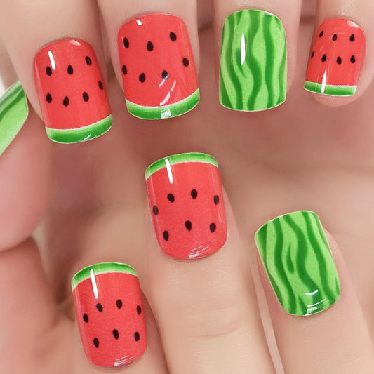 Short Round Watermelon Pattern L6343