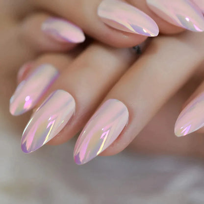 Medium Stiletto Chrome Pink L5023