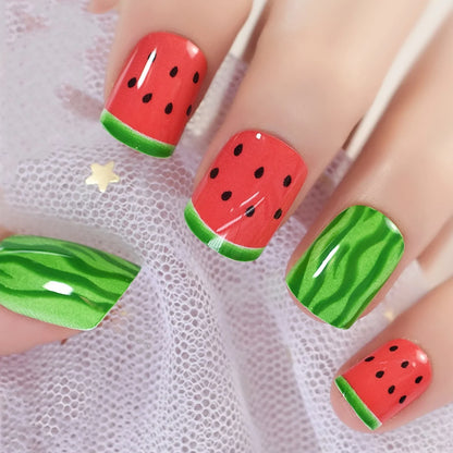 Short Round Watermelon Pattern L6343