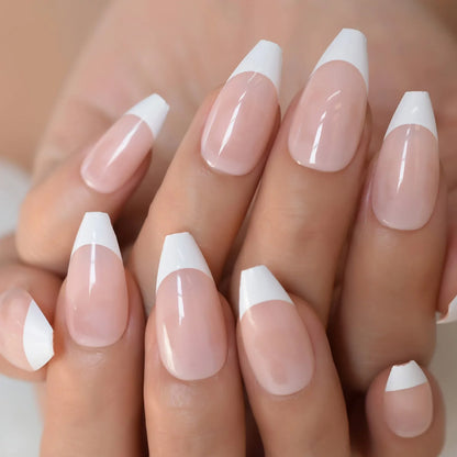 Medium Coffin French Tips L6208