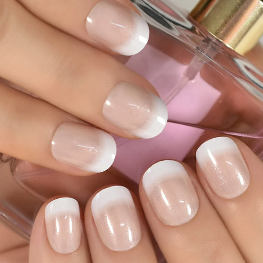 Short Round French Tips L5624